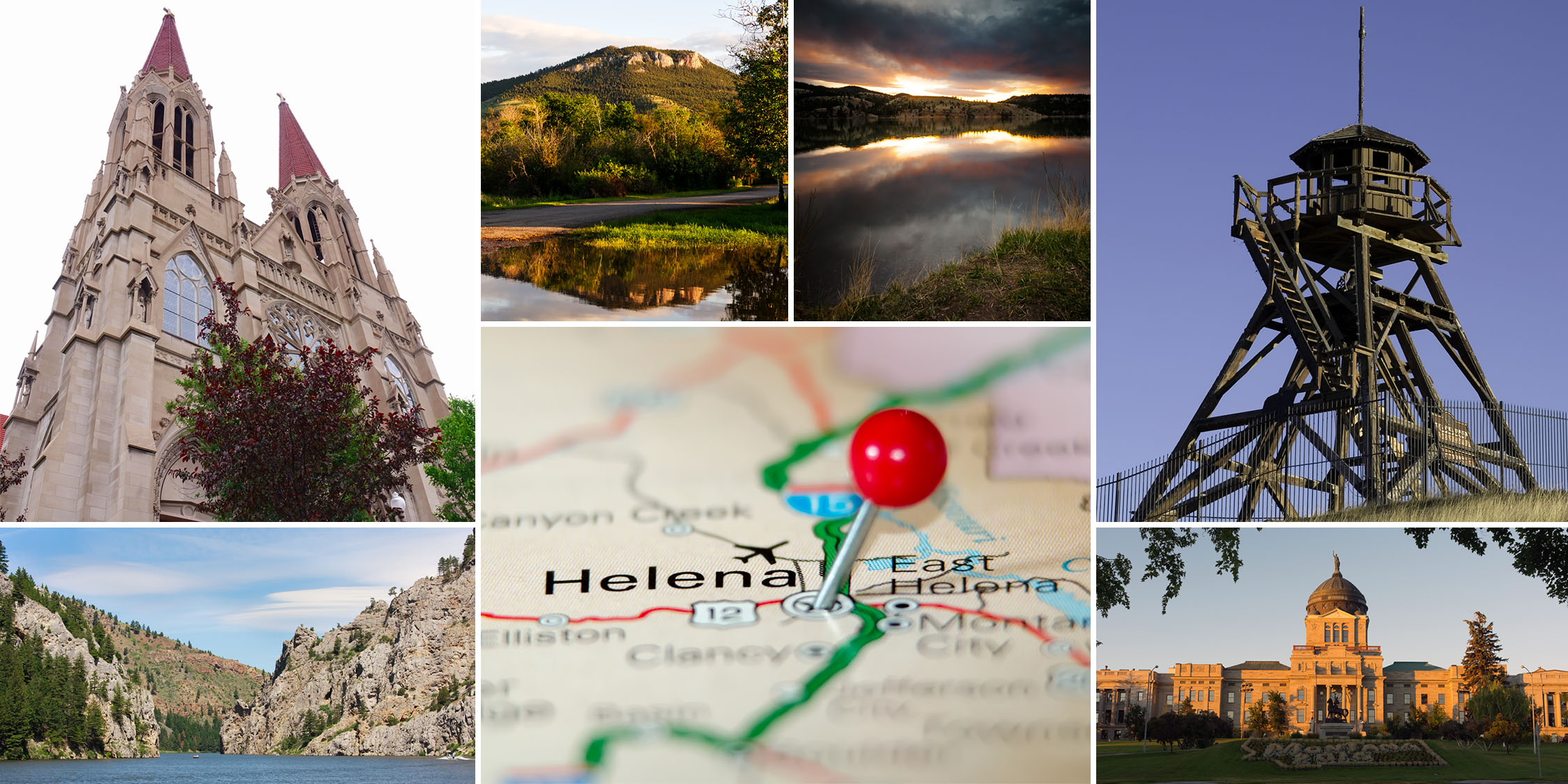 Collage of Helena, Montana Photos - Montana Governor’s Cup Road Races Collage of Helena, Montana Photos